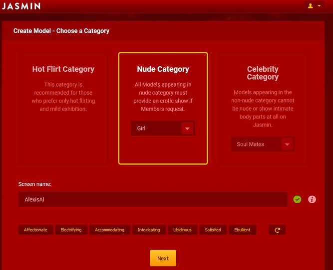 Where Webcam Models chose  the categoey to make money finished